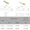 thumbnail image 2 of FlattenHill 9 Pin Way 2.8mm Automotive Electrical Wire Connectors – 2 Pairs (4 Pieces) For Ebike Scooter 2 of 5