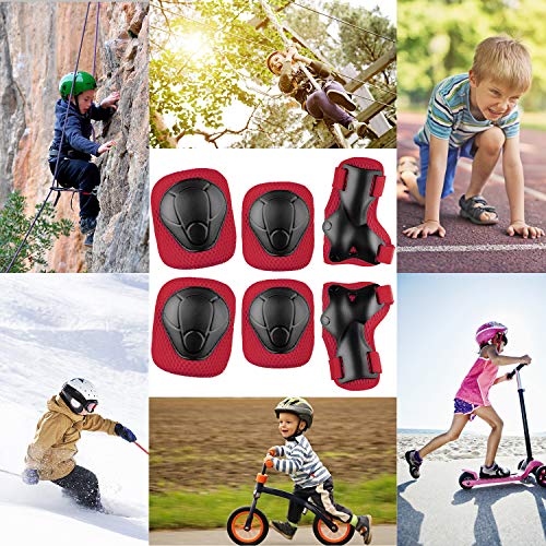 image for F&G Kids Protective Gear Set Knee Pads Elbow Pads Wrist Guards for You
