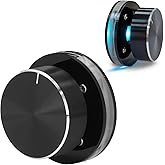 Sanpyl USB Volume Control Knob, PC Computer Speaker Volume Control Audio External Volume Control Knob with RGB Light, Volume Controller for Android