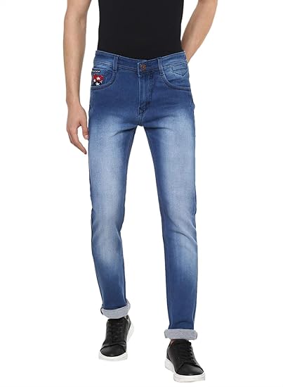 cotton and spandex jeans