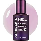 APRILSKIN 40% Collagen Peptide Plumping Serum | Vegan, Cruelty-Free | Keeps radiant and firmer-looking with Triple Peptide Complex | For fine lines, wrinkles & sensitized skin