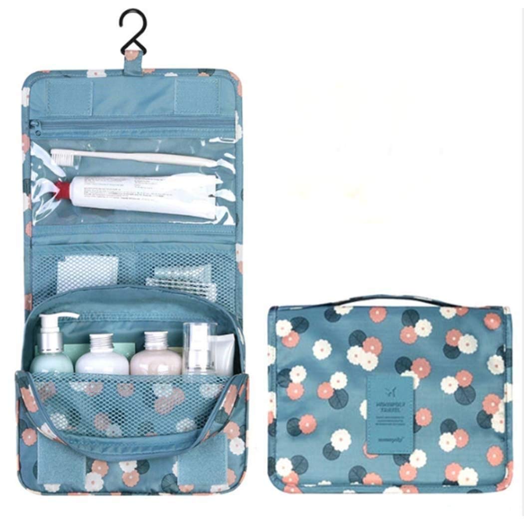 mekolen Sac de Rangement Pliable pour Sac à Cosmétiques Suspendu de Voyage Trousses de Toilette Portable Organisateur