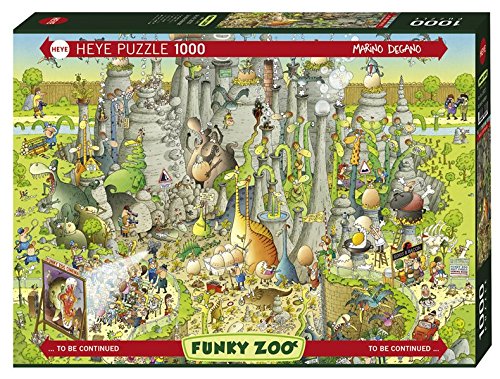 Heye Jurassic Habitat 1000 Piece Marino Degano Funky Zoo Jigsaw Puzzle