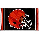 Cleveland Browns New Helmet Grommet Pole Flag