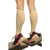 Physix Gear Calf Compression Sleeves - Shin Splint Support for Running, Enhanced Performance & Comfort for Men & Women