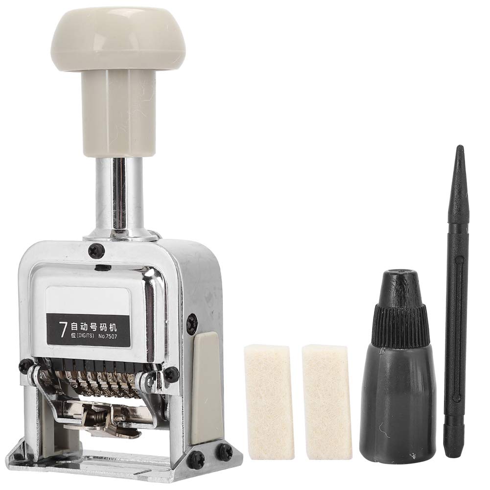 Photo 1 of Automatic Numbering Machine 7- Seal Automatic Transposition Numbering Machine for Office Equipment School Supplies