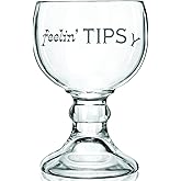 Custom Laser-Etched Tip Jar – 21oz Schooner Style Beer Glass with “Feelin’ Tipsy” Design – Perfect for Bars, Coffee Shops, Restaurants, and Home Entertaining – Tip Jar for Countertops & Events