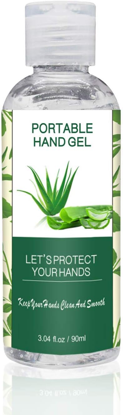 Portable Refreshing Hand Soap Gel Cream Rinse-Free to Instant Skin Cleansing Aloe & Tea Tree Moisturizing Formula for Adults & Kids 3.04oz(90ml)