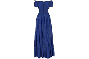 ZHITUNEMI Renaissance Costume Women Medieval Chemise Dress Peasant Tops Irish Under Dress