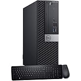 Dell OptiPlex 7070 SFF Desktop Computer PC, Intel 8 Core i7-9700 3.0GHz up to 4.70GHz,32GB DDR4 Ram New 1TB NVMe M.2 SSD,AX210 Built-in WiFi 6E,Windows 11 Pro, Wireless Keyboard & Mouse (Renewed)