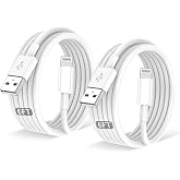 2PACK for iPhone Charger 6FT,Lightning Charging Cable,for Apple Certified Cord for iPhone 14/13/12/11 Pro/X/Xs Max/XR/8 Plus/7/6s/SE/5c/5s,for iPad Air/Mini USB Charge 6Foot