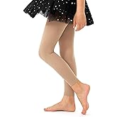 Stelle Girl's Footless Tights Ultra Soft Dance Tights for Ballet, Gymnastics, School (Toddler/Little Kid/Big Kid)