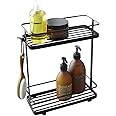 Amazon.com: Stainless Steel Bathroom Caddy Stand in Black Finish : Home ...