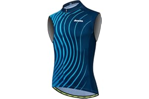 Aogda Sleeveless Cycling Jerseys Men Bike Shirts Biking Vest Clothing Bicycle Tops