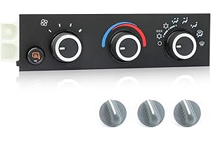 KUTTOLE 599-294 HVAC Heater Climate Control Module for Chevrolet Express 1500 2500 3500 Pasajeros G30, GMC Savana 1500 2500 3500 A/C Heater Climate Control Panel Switch w/Rear Window Defogger Switch