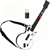 NBCP PC Guitar Hero Wireless Legends Rock Dongle Bundle for PS3/Computer Windows, Compatible with Guitar Hero, Rock Band, Clone Hero &amp; Fortnite Festival
