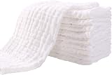 Yoofoss Muslin Cloths Baby 10 Pack 30x50cm 100% Cotton Soft Absorbent