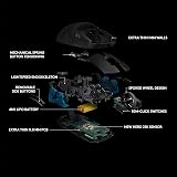 Logitech G PRO Wireless Gaming Mouse HERO 25K 16000 DPI USB view 7