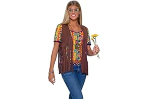 Forum Novelties Women's 60's Hippie Vest Costume Accessory