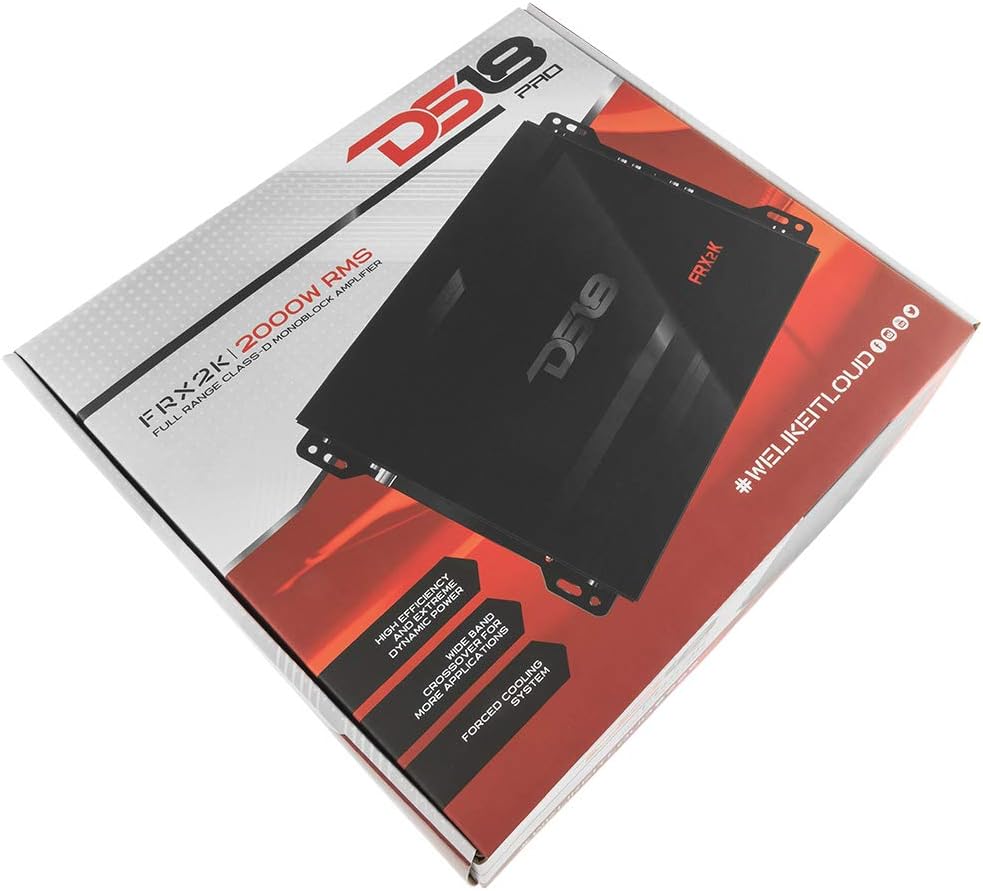 DS18 FRX2K 2000 WATT RMS FULL RANGE CLASS-D MONOBLOCK AMPLIFIER