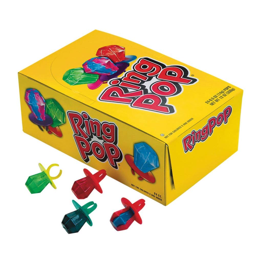RING POP ORIG .5 OUNCES 24 COUNT Chocolate And Candy