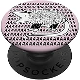 Screaming Possum Funny Weird Opossum Animal Graphic PopSockets Adhesive PopGrip