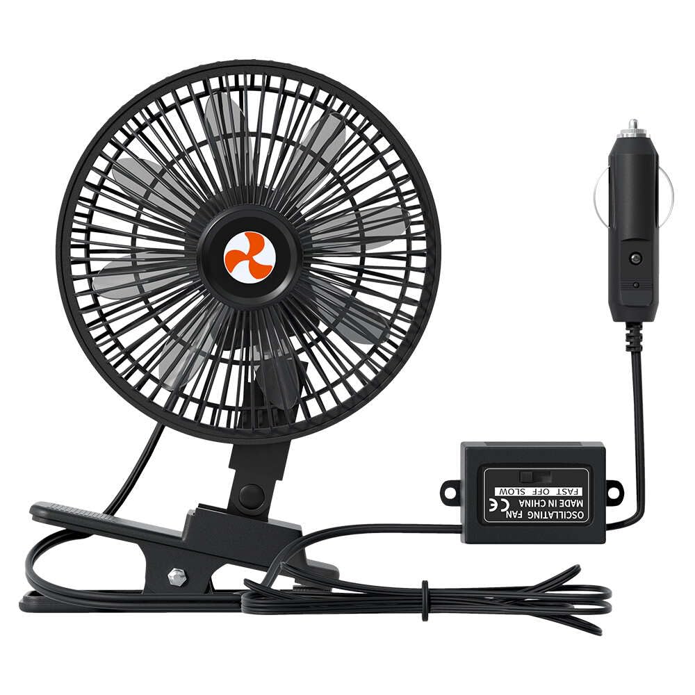 Photo 1 of 12 Volt Oscillating Fan, Portable Car Fan Wide-Bound Cooling Ventilation, Car DC Clip Fan, Truck, RV, Automotive 12v Fan