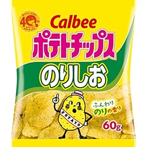 カルビー ポテトチップスのりしお味 60g×12個