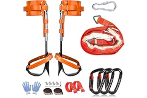 MITOJOSYEER Tree Climbing Gear - Tree Climbing Spikes,for Hunting, Fruit Picking,Climbers of Tree Climbing Equipment