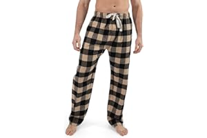 BOTTOMS OUT Men's Comfortable Flannel Woven Pajama Pants Sleepwear Bottoms Lounge Pants For Men