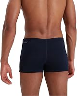 Speedo Eco Endurance+ Aquashort Swimsuit Navy Chlorine Resistant Recycled Fabric view 5