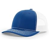 Richardson 112 Trucker Hat - Premium Blank Baseball Cap, Adjustable Snapback Hat - Structured Six Panel Richardson Blank Hats