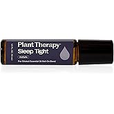 Plant Therapy Sleep Tight Essential Oil Blend 10 mL (1/3 oz) Pre-Diluted Roll-On 100% Pure, Natural Aromatherapy for Deep and Relaxation