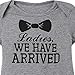 bakjuno Newbron Gentleman Rompers Baby Boy Bodysuits Cute Twins Romper (Gray02, 0-3 Months)