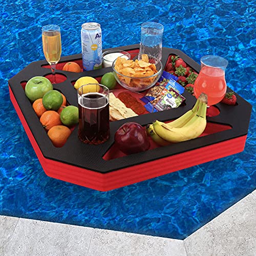 Polar Whale Large Floating Spa Hot Tub Bar Drink and Food Table