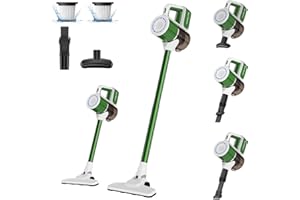 VersLife Cordless Vacuum Cleaner, Cordless Stick Vacuum for Pet Hair & Hard Floors, 30Kpa Powerful Suction, Up to 35 Mins Runtime 6-in-1 Lightweight Handheld Vacuum Cleaner