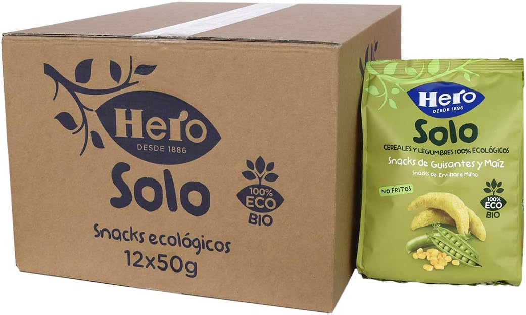 Hero Solo Snacks Infantiles 12 Unidades 50 g: Amazon.es: Alimentación y bebidas