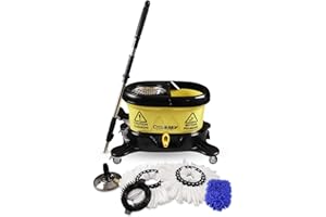 CycloMop® Commercial Spinning Spin Mop with Dolly Wheels - Heavy Duty Design for Years of Use