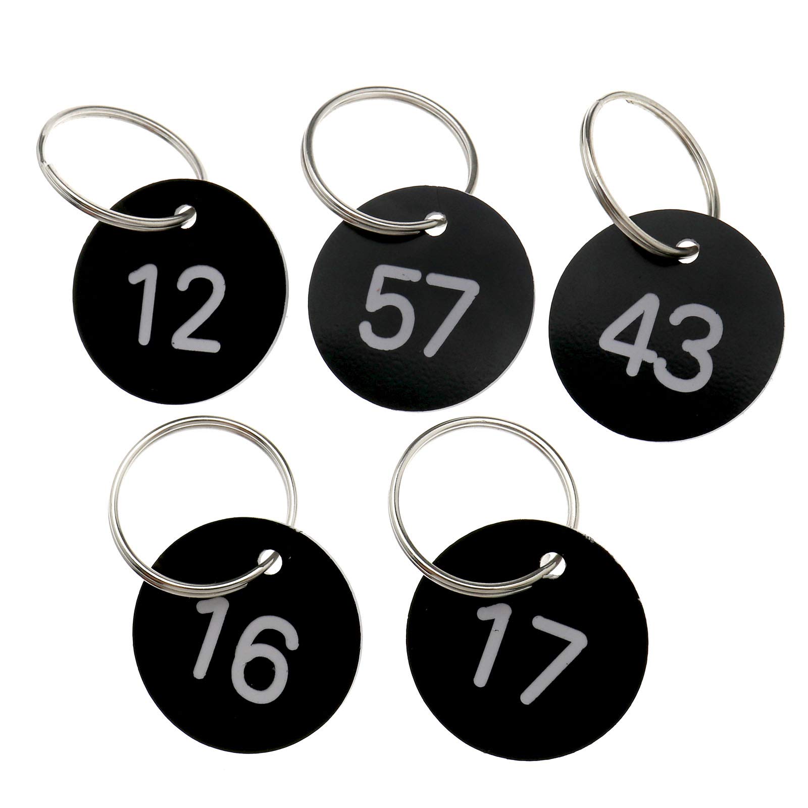 ENET 100pcs 3cm Engraved Number Discs Table Tags Locker Pub Restaurant Club
