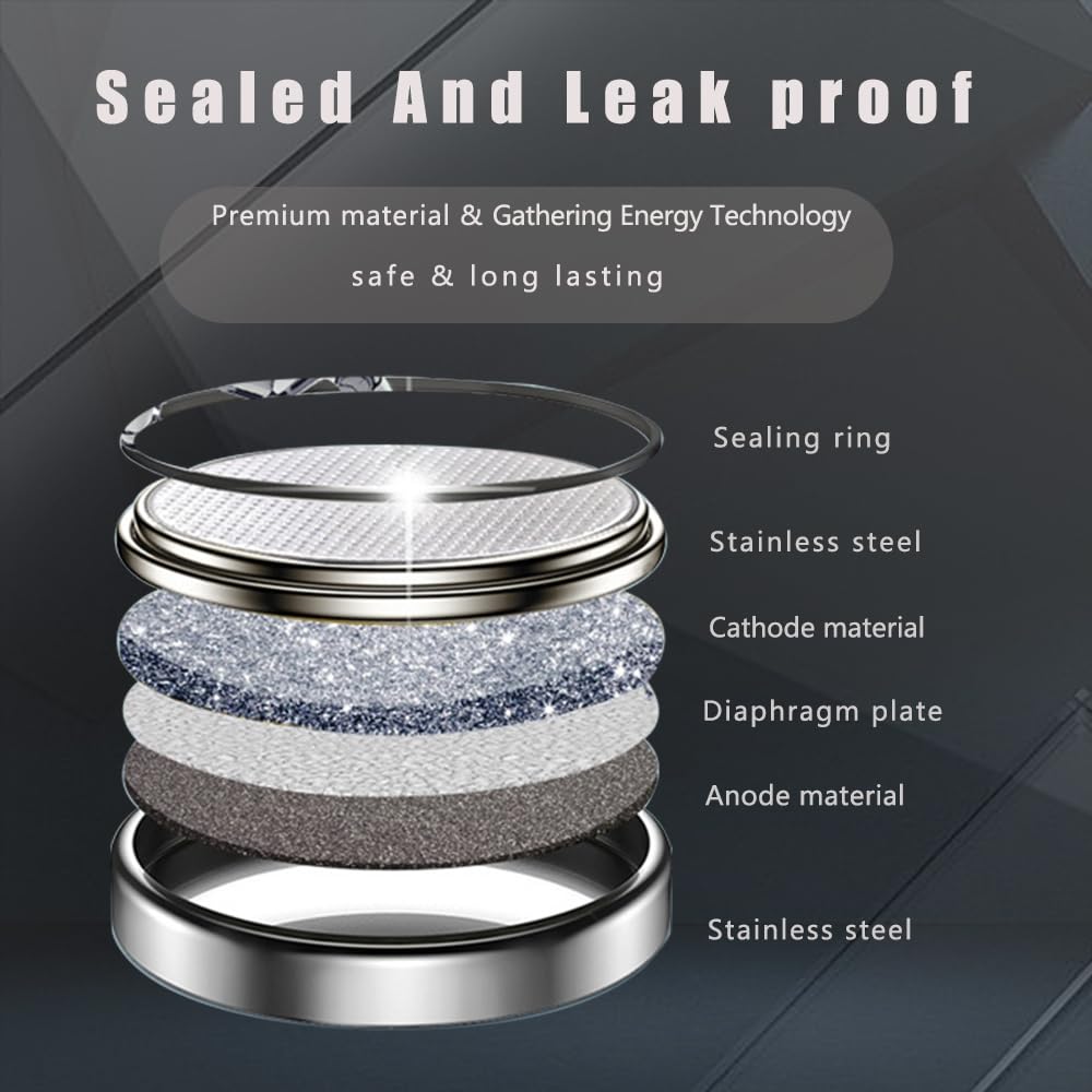 HoootCell AG10 Battery LR1130 Battery L1131f Batteries 1.5 V L1131 SR1130 389/390 G10 LR54 Button Cell Alkaline Coin Cell Watch Batteries 10 Pack