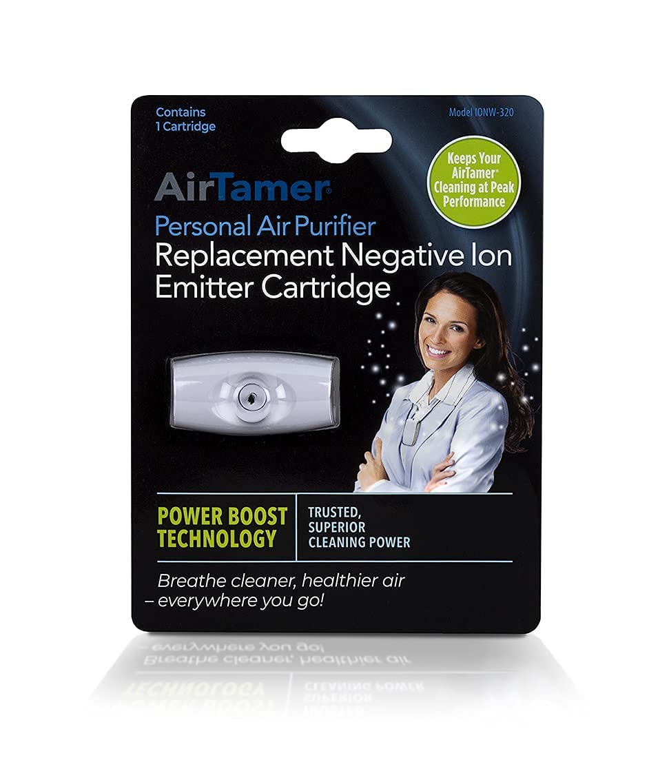 AirTamer Personal Air Purifier Replacement Negative Ion Emitter Cartridge - Made for AirTamer Model A320W (White)