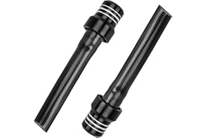 Yourkar 2 PCS Hose Gas Fuel Tank Cap, Aluminum Breather Fuel Valve Vent with Flexible Tube, Gas Tank Filler Cap Replacement for CRF YZF Motorcycle Dirt Bike, Motorcycle Accessories(Black)
