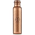 Pure Copper Water Bottle - Indian Handmade Ayurveda Healing Benefit Water Bottle for Drinking, Travel, Hiking, Gym, Office, Outdoor - Normal Finish - 950 ML