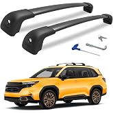 HmmtyRack Cross Bar Compatible with 2025 2026 Subaru Forester Sport/Touring | 300lbs Lockable Roof Rack Aluminum Roof Rails Crossbars for Car Rooftop Cargo Carrier Luggage Kayak Canoe Bike Snowboard Rack