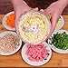 Migecon Manual Food Chopper with 3-Blades:a Compact and Powerful Hand Held Vegetable Slicer/Dicer as Seen on TV