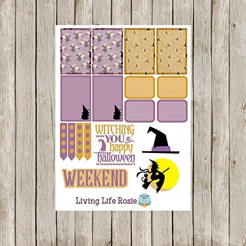 Witches Halloween Planner Stickers