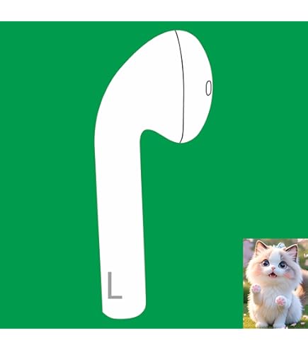 Fone de ouvido esquerdo único A2564, substituição OEM para AirPods