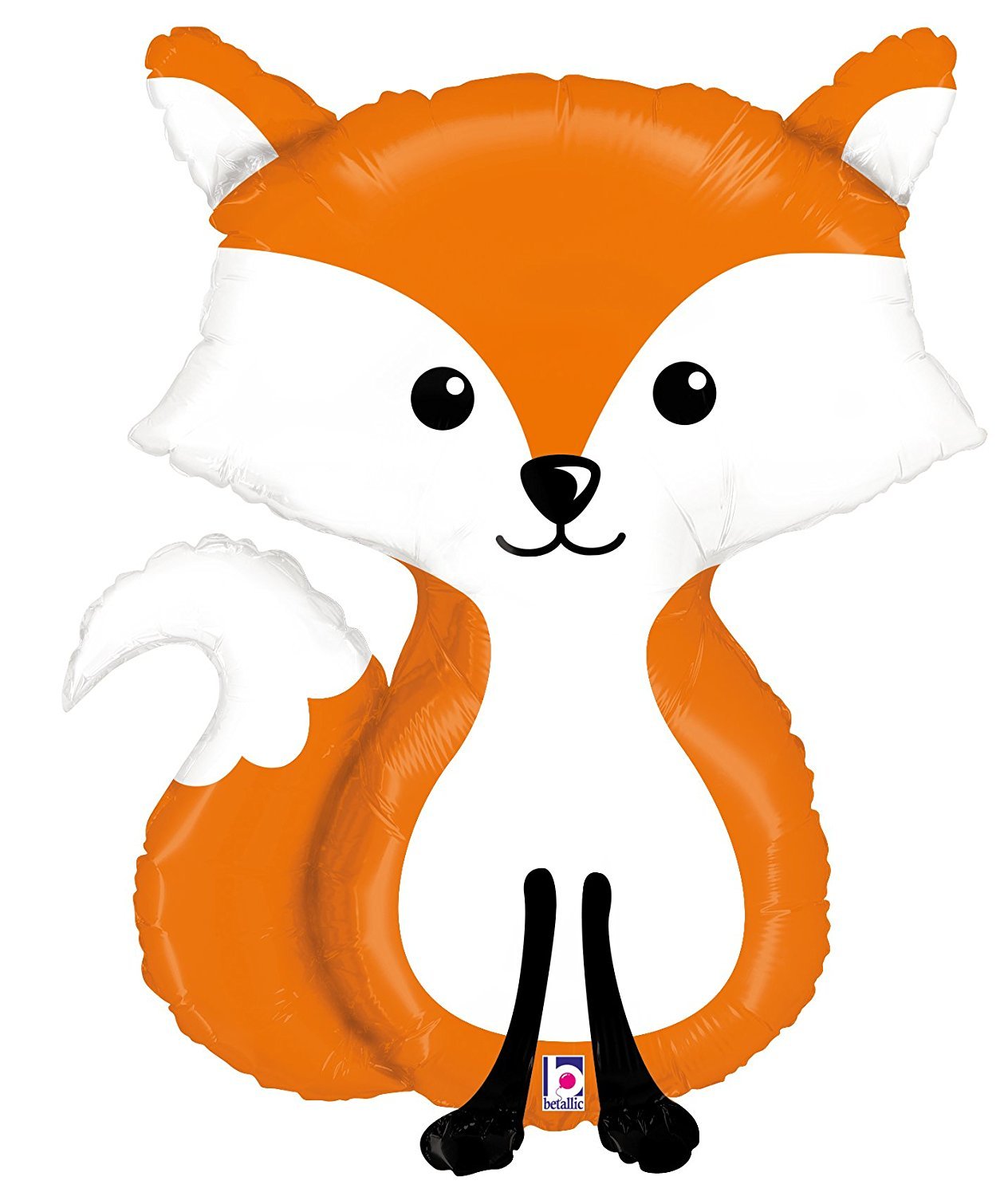 Betallic 36-Inch Fox Woodland Critter Foil Balloon