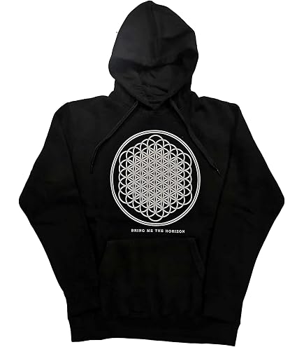 Amazon.com: Bring Me The Horizon Hooded Top: Flower of Life