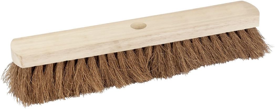 Draper 450mm Gardening Soft Coco Broom Head, Brown